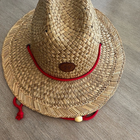 Roxy Accessories - Roxy womans Straw Hat with Red Accent S/M